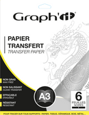 Papier transfert Graph'it - Pochette 6 feuilles A3 noires