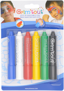 Lot de 6 sticks couleurs Sport