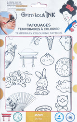 Grim'Tout Tatoos - Tatouages temporaires - 3 modèles