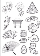 Grim'Tout Tatoos - Tatouages temporaires - 3 modèles