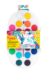 Aquarelle boîte plastique 22 pastilles Jovi craft