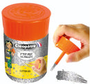 Petit pot gel pailleté Déco 50 ml "Argent" - Cléopâtre