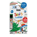 Set de 6 x SKRIB gouache Noël