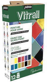 Set 6x20ml peinture Vitrail Pébéo