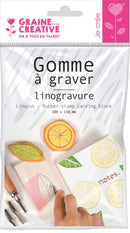 Gomme à graver linogravure 100 x 150 mm