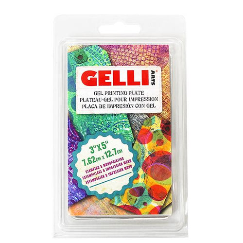 Plaque De Gel Pour Impression Créative - 3 Plaques + Rouleau En Caoutchouc - Format 5x7 Et 8x10 Pouces - Pour Peinture Acrylique, Scrapbooking, Cartes, Textures