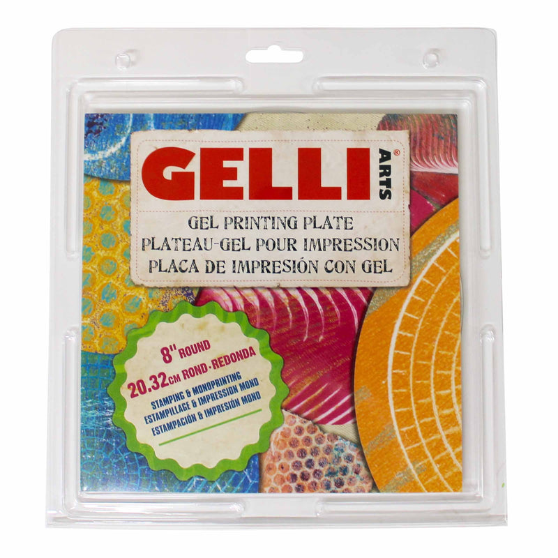 Plaque gel ronde Gelli Arts - 2 diamètres