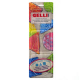 Mini plateaux d'impression x3 rond, carré & triangle - Gelli Arts