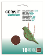 Pack de 10 feuilles métallisées
