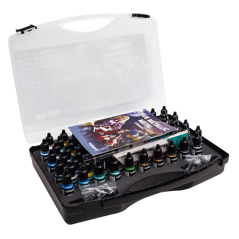 Mallette peinture acrylique métallique TMM 80x18ml