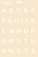 Pochoir A4 - Alphabet jeu
