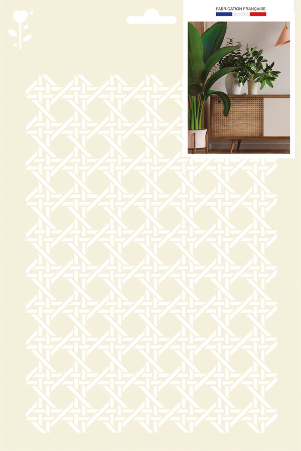 Pochoir A4 - Cannage