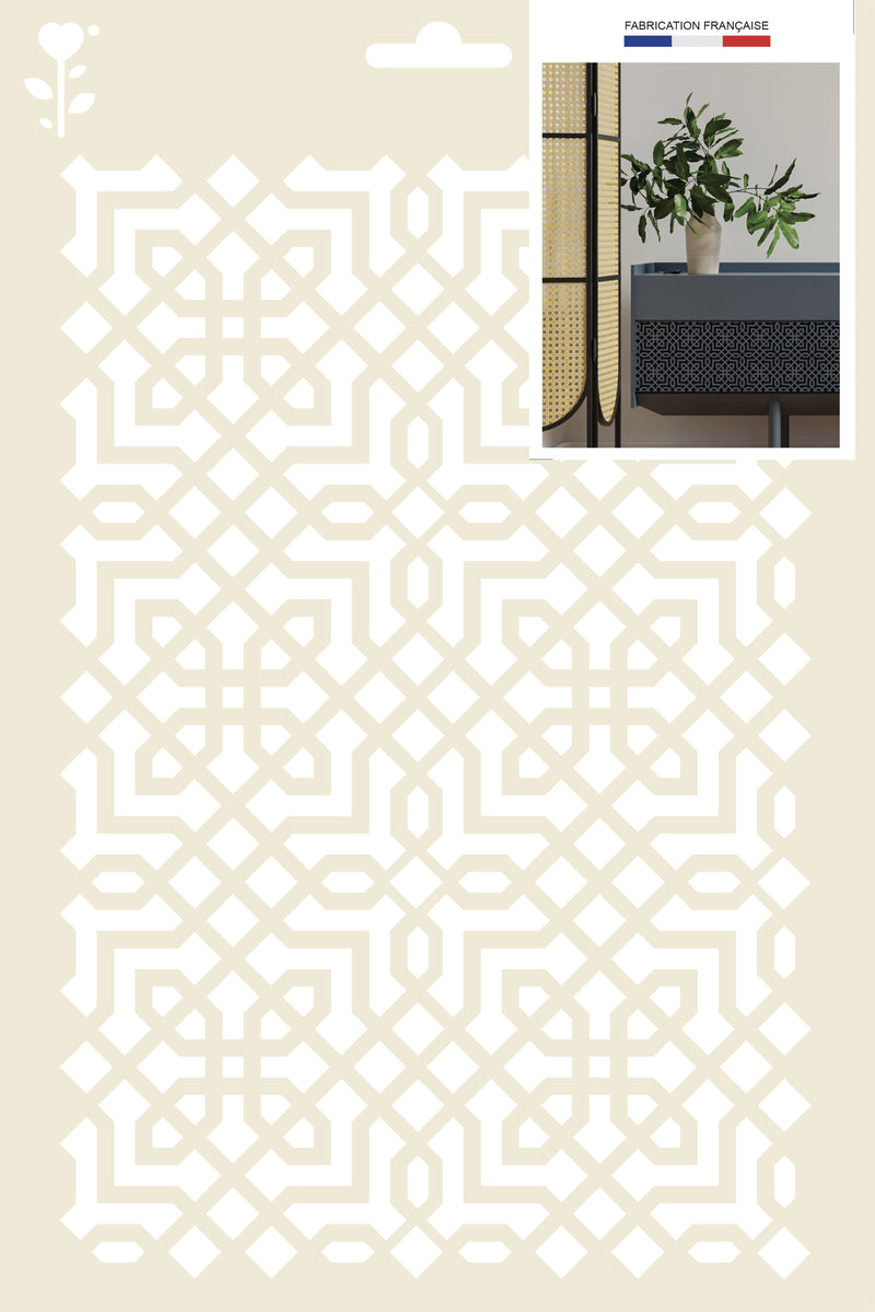 Pochoir A4 - Marrakech