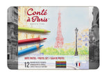 Boîte de 12 crayons pastels