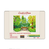 Boîte de 12 crayons pastels