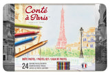 Boîte de 24 crayons pastels