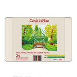Boîte de 24 crayons pastels