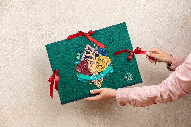 Carton à dessin Frida Kahlo 28 x 38 cm avec cordon