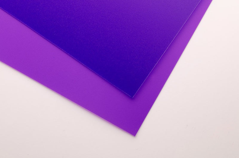 Feuille polypropylène translucide 50 x 70 cm - 13 coloris