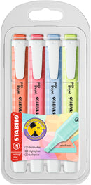 Pochette 4 surligneurs Swing Cool couleurs pastels