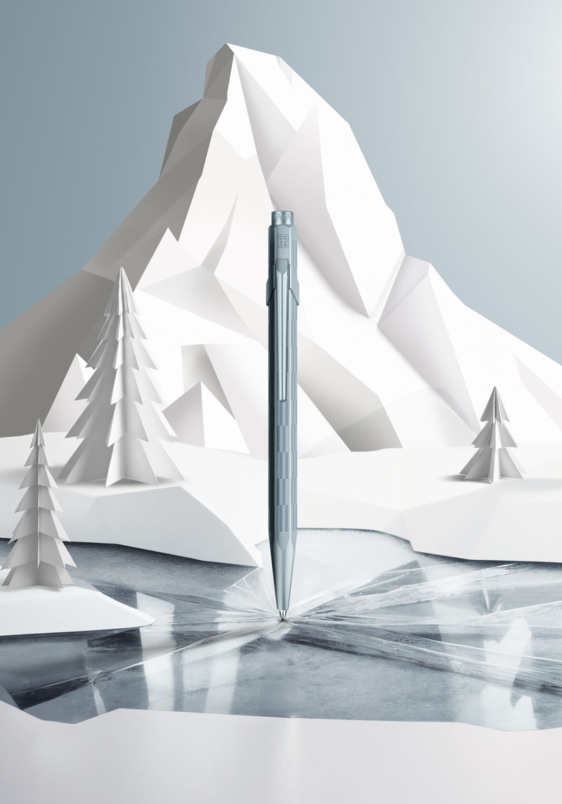 Stylo bille noir 849™ Alpine Frost bleu