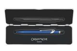 Stylo bille Caran d’Ache 849 Colormat-X - Bleu