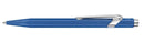 Stylo bille Caran d’Ache 849 Colormat-X - Bleu