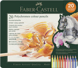 Boîte métal de 20 crayons Polychromos - Faber-Castell