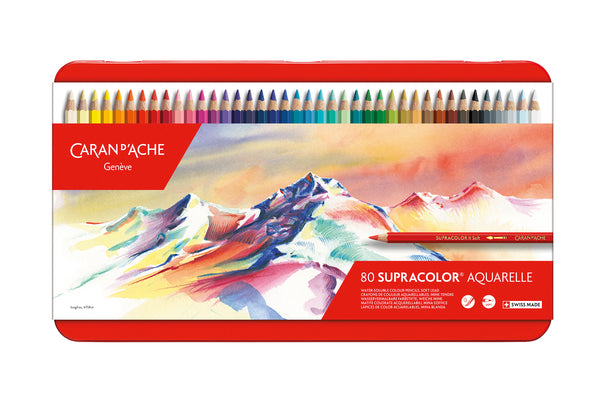 Boîte de 80 crayons aquararelle Supracolor