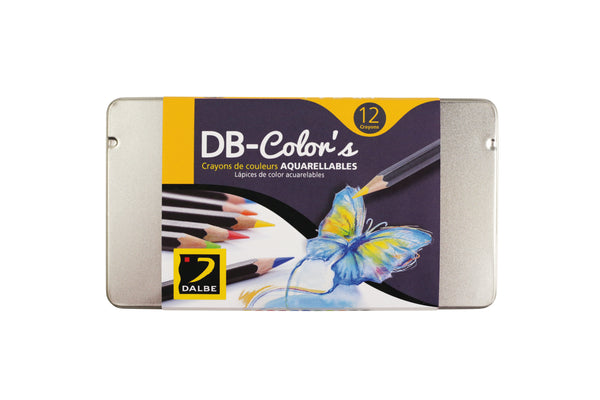 Boîte de 12 Crayons aquarellables DB-Color's