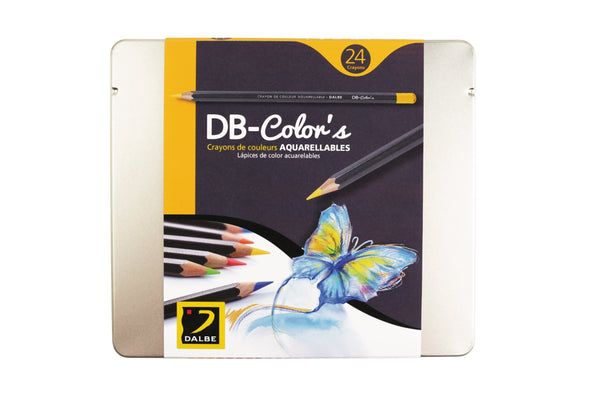 Boîte de 24 Crayons aquarellables DB-Color's