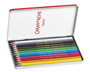 Boite métal de 12 crayons aquarelle Swisscolor