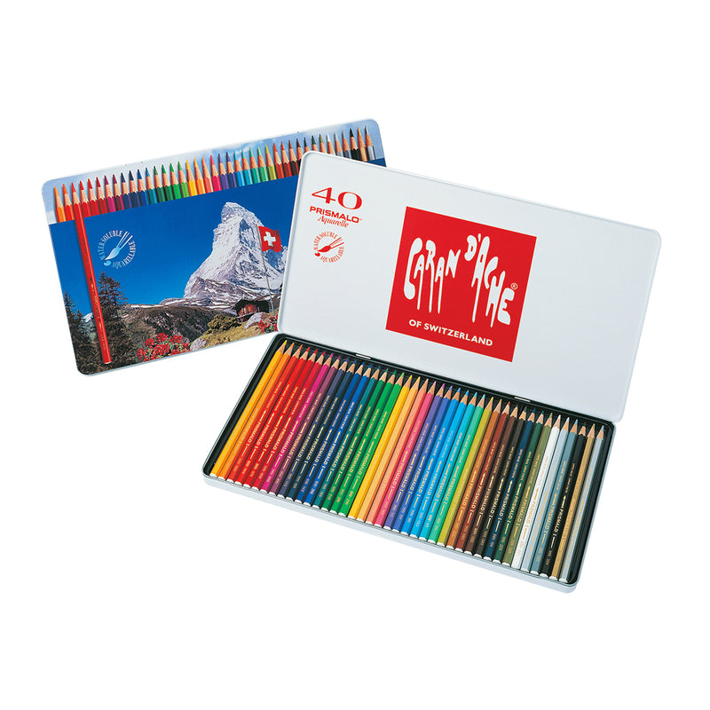 Boîte de 40 Crayons aquarellable Prismalo