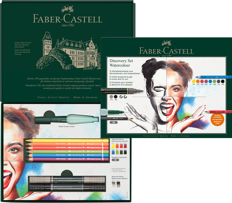 Set découverte Albrecht Dürer aquarelle, 12 pcs "Try it"