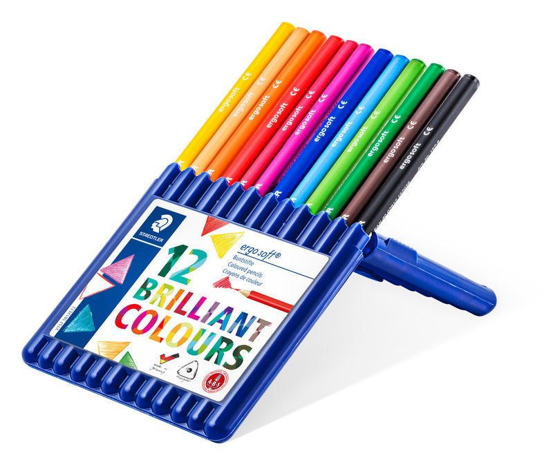 Etui de 12 crayons de couleur Ergosoft 157 - STAEDTLER