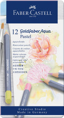 Boîte de 12 crayons couleurs pastels assorties Goldfaber Aqua - Faber-Castell