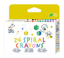 Boîte de 24 crayons spiralés à la cire Haku Yoka