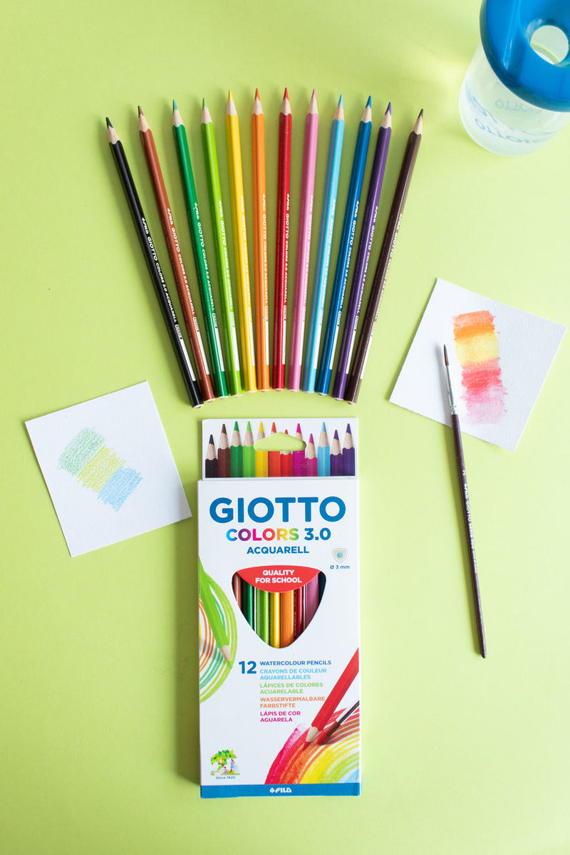 Etui de 12 crayons Aquarellables