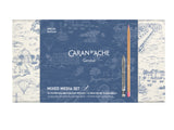 Set 20 Crayons de Couleur Toile de Jouy - Caran d'Ache