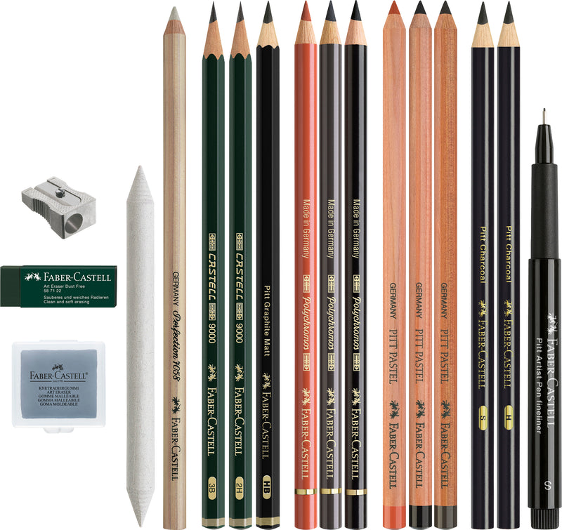 Coffret de matériel d'art sec Try It