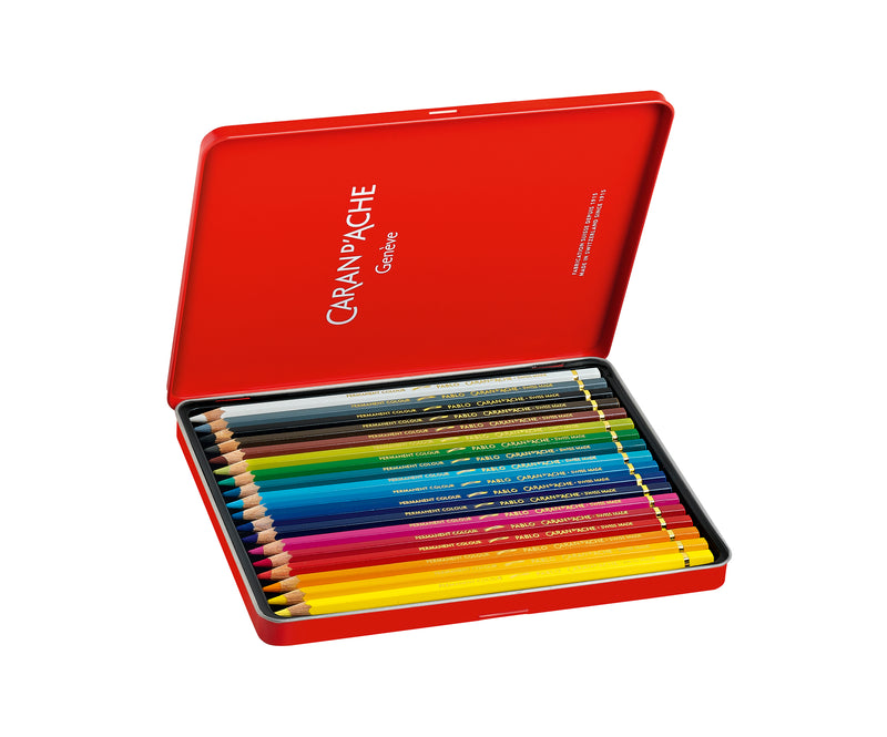 Boîte métallique de 18 crayons PABLO