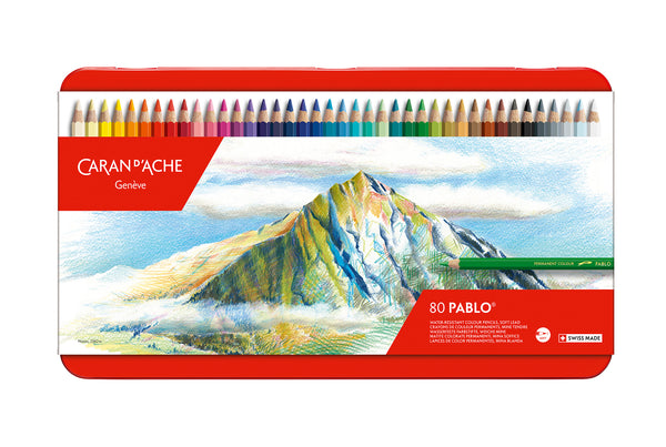 Boîte métallique 80 crayons PABLO