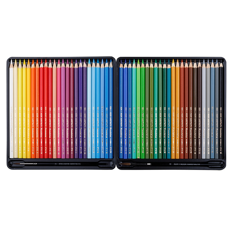 Boîte carton de 48 crayons aquarellables Mondeluz