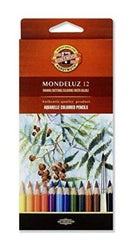 Boîte carton de 12 crayons aquarellables Mondeluz
