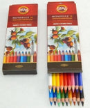 Boîte carton de 18 crayons aquarellables Mondeluz