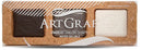 Pavé de craie aquarellable Art Graf - Set de 3 noir/gris/blanc