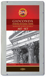 Art-set "graphite" - 10 références - Gioconda