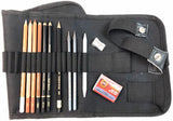 Trousse crayons + accessoires (12 pièces)