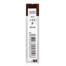 Etui de 12 mines graphite ø0,5mm F