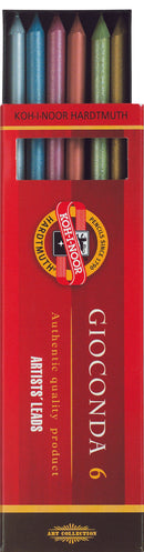 Assortiment 6 mines ø5,6mm teintes métalliques